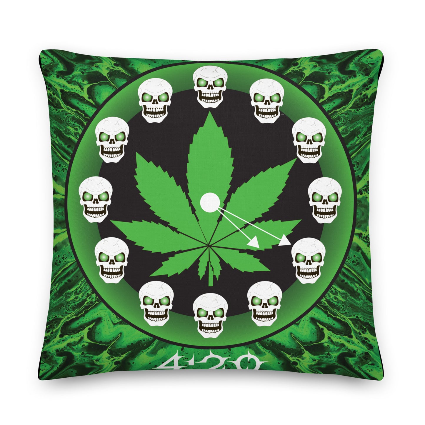 Skull Design Premium Pillow - SW-013