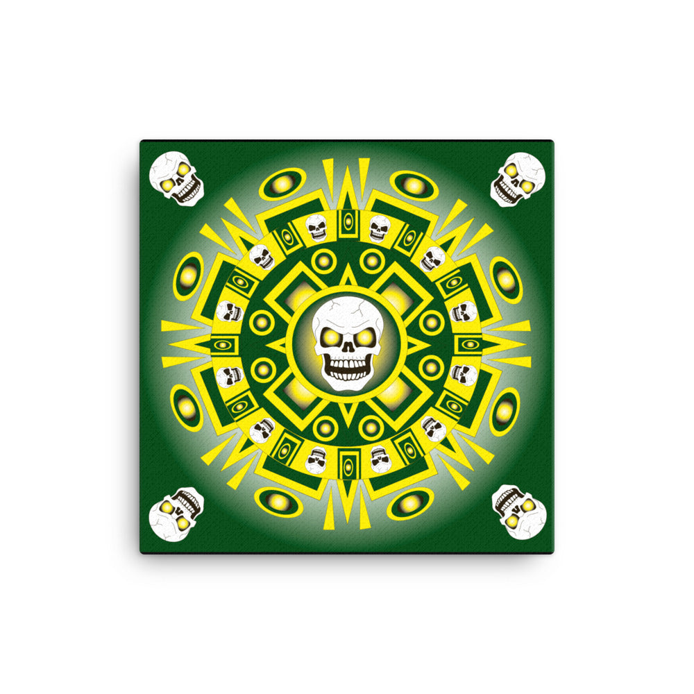 Skull Design 16" x 16" Canvas - SW-001