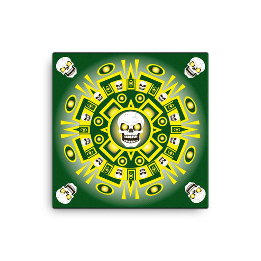 Skull Design 16" x 16" Canvas - SW-001