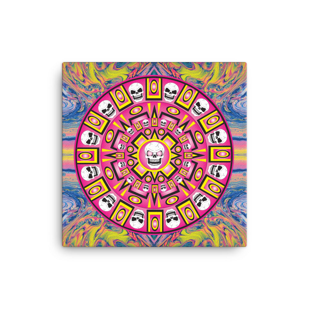 Skull Design 16" x 16" Canvas - SW-003