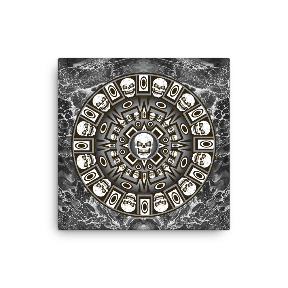 Skull Design 16" x 16" Canvas - SW-005