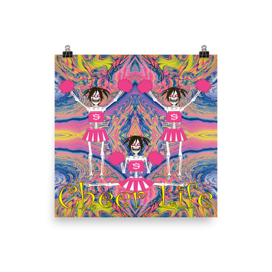 Skull Design Enhanced Matte Paper Poster - SW-014