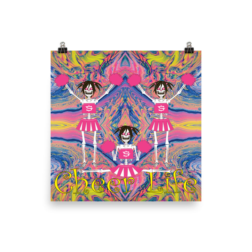 Skull Design Enhanced Matte Paper Poster - SW-014