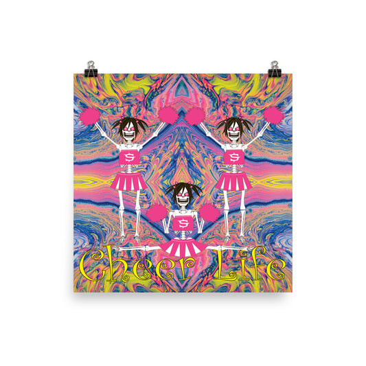 Skull Design Enhanced Matte Paper Poster - SW-014