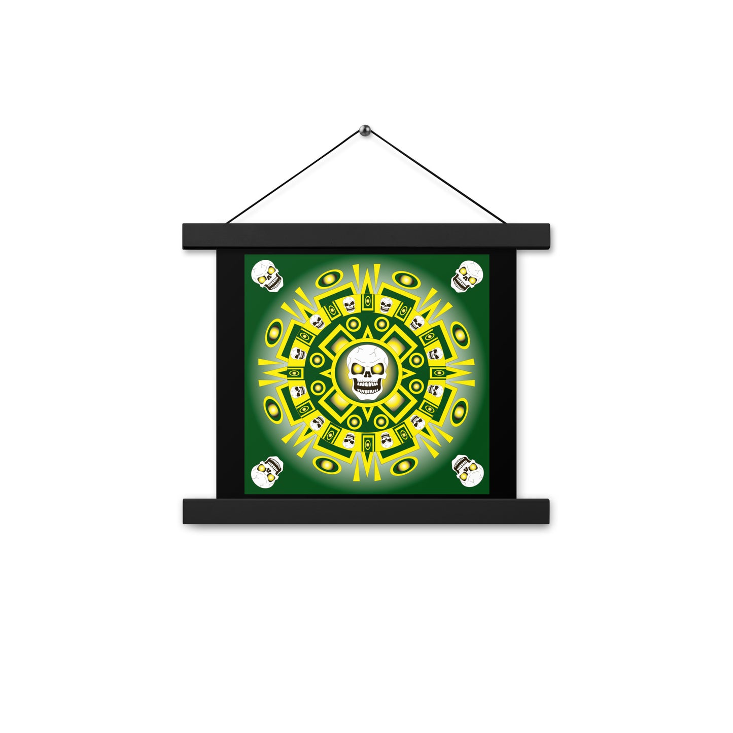 Skull Design Enhanced Matte Paper Poster With Hanger - SW-001