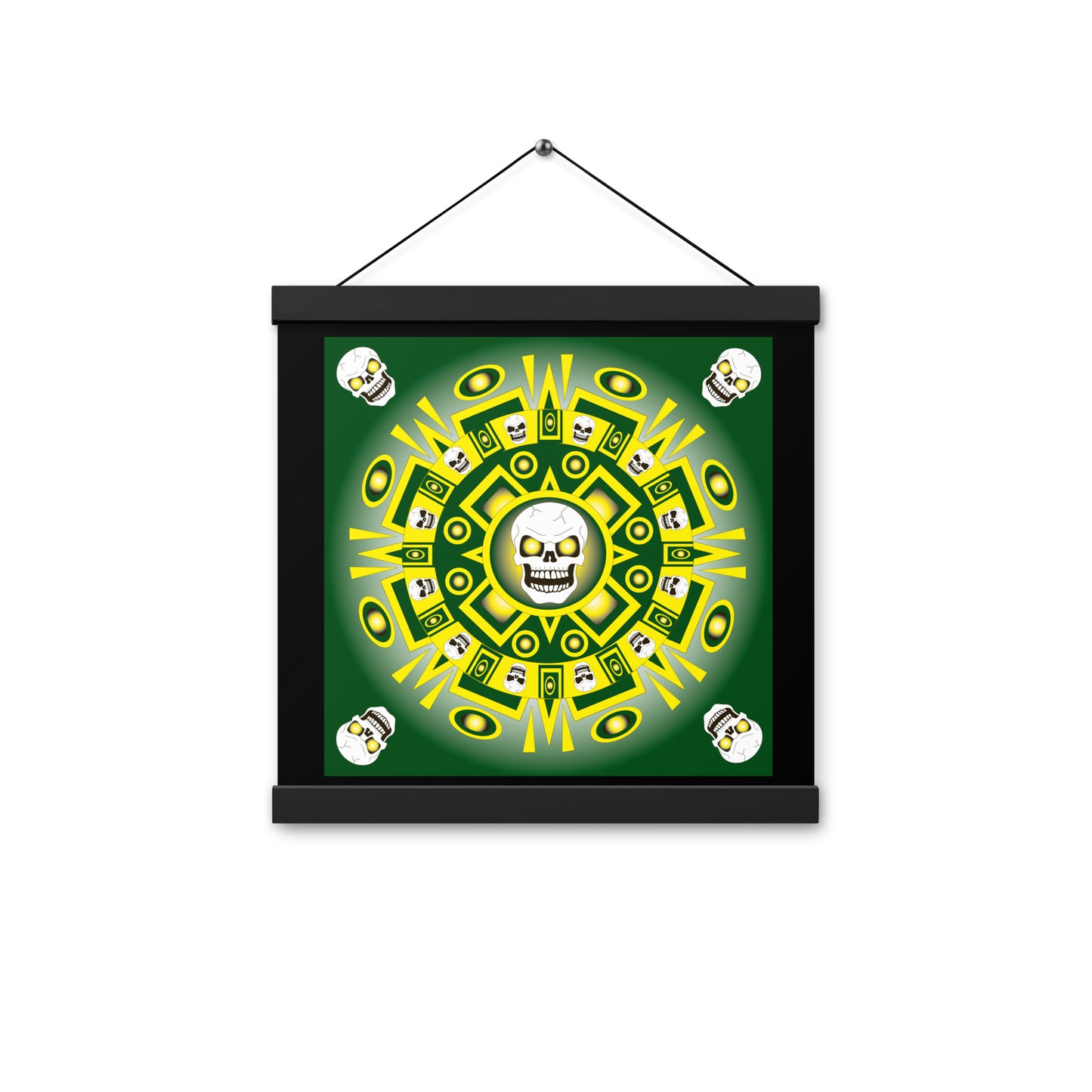 Skull Design Enhanced Matte Paper Poster With Hanger - SW-001