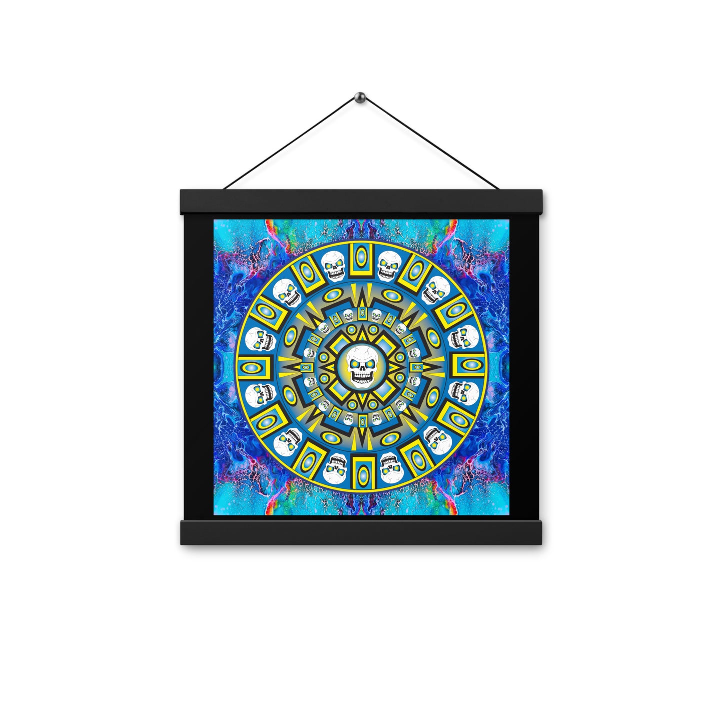 Skull Design Enhanced Matte Paper Poster With Hanger - SW-007