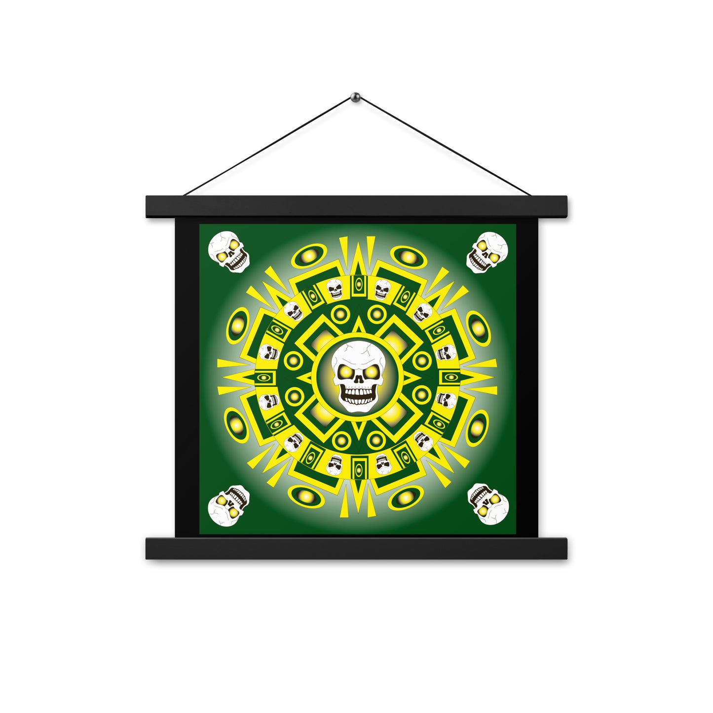 Skull Design Enhanced Matte Paper Poster With Hanger - SW-001