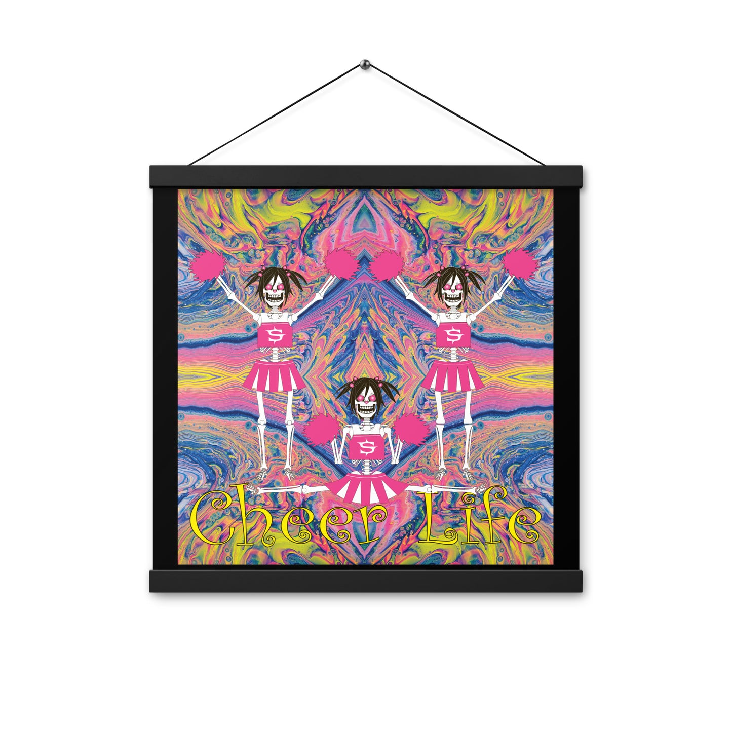 Skull Design Enhanced Matte Paper Poster With Hanger - SW-014