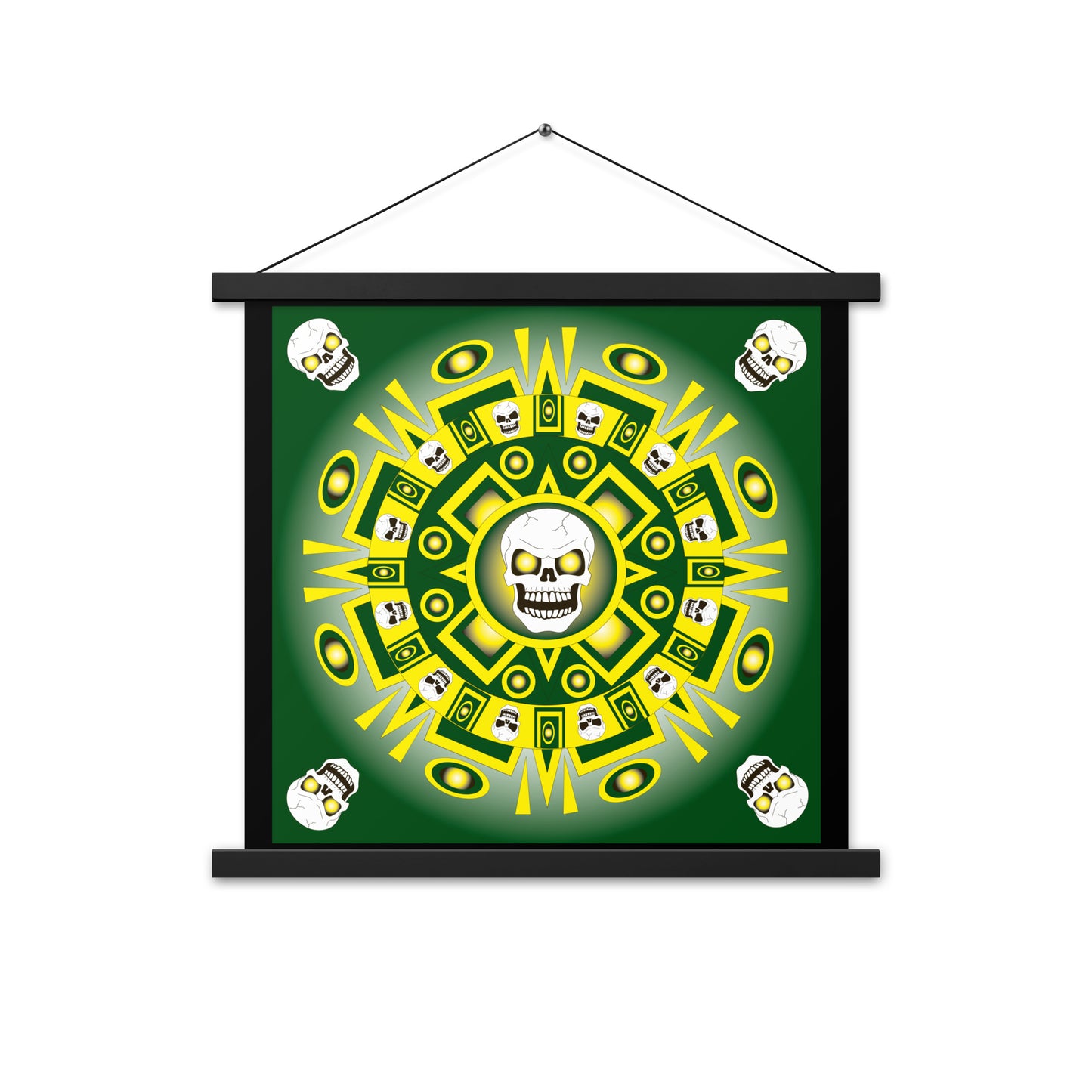 Skull Design Enhanced Matte Paper Poster With Hanger - SW-001