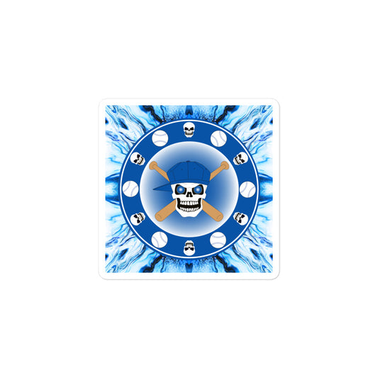 Skull Design Sticker - SW-004