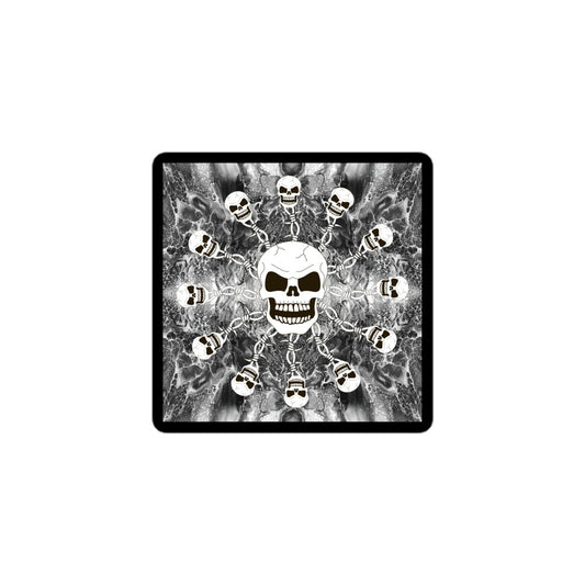 Skull Design Sticker - SW-008