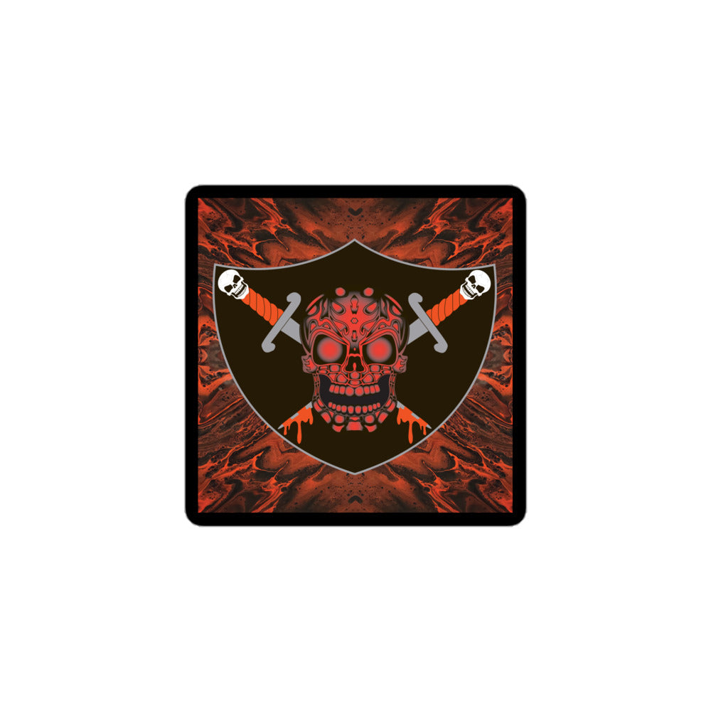 Skull Design Sticker - SW-009