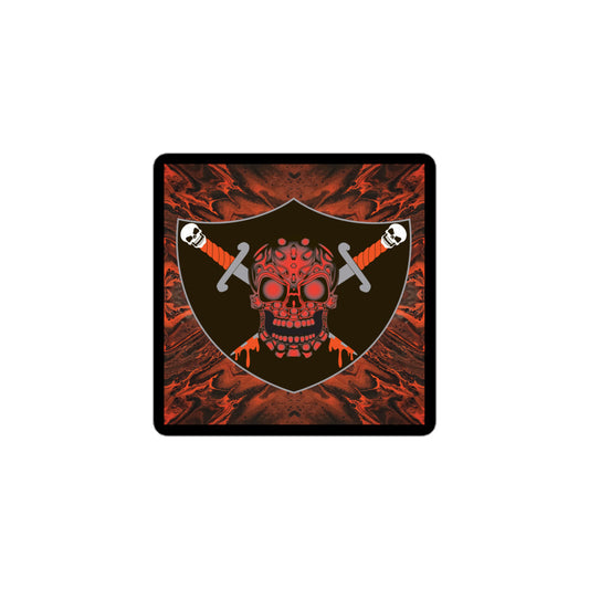 Skull Design Sticker - SW-009