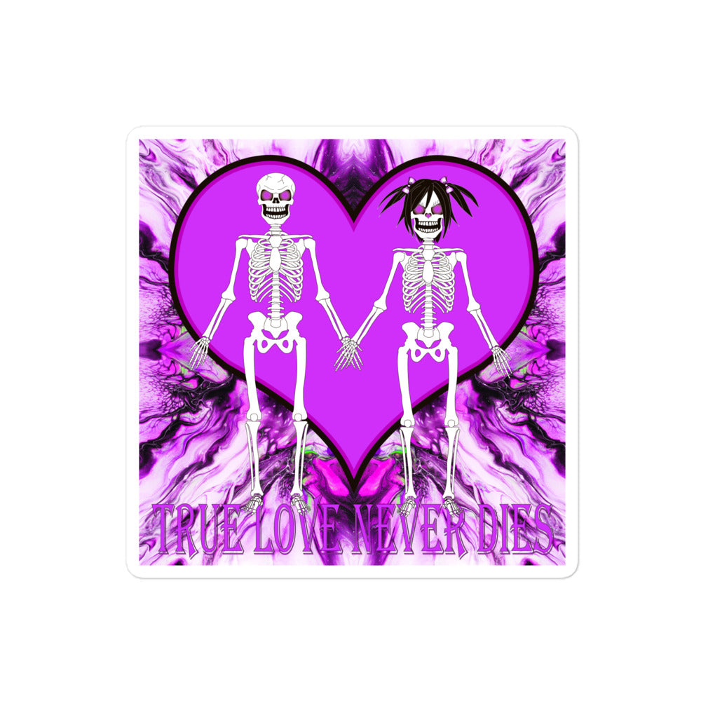 Skull Design Sticker - SW-011B