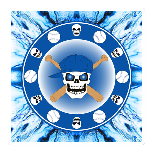 Skull Design Sticker - SW-004