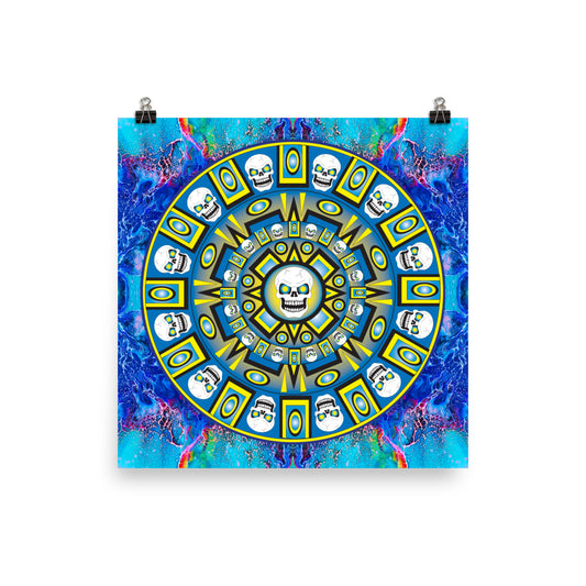 Skull Design Premium Luster Photo Paper Poster - SW-007