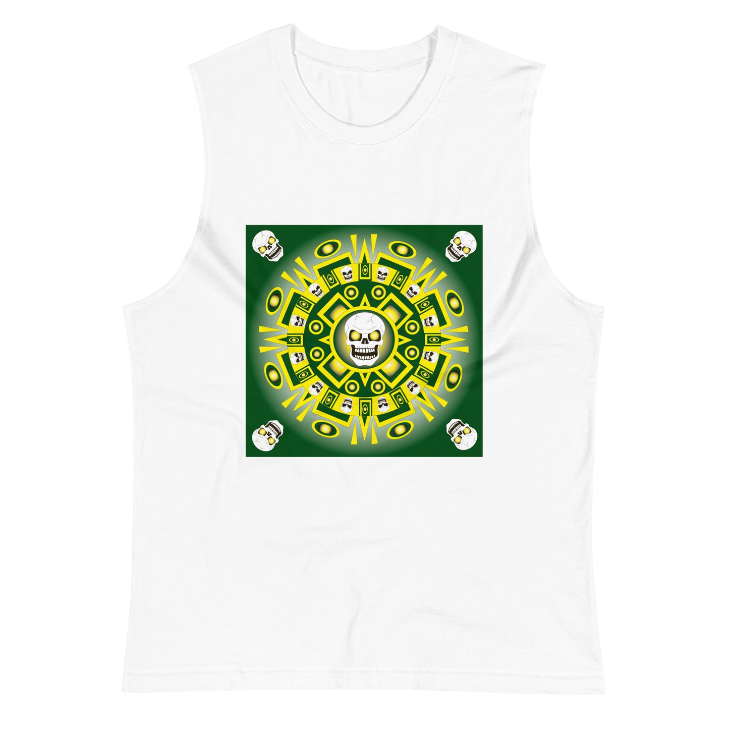 Skull Muscle Shirt | Bella + Canvas 3483 - SWN-MS-001