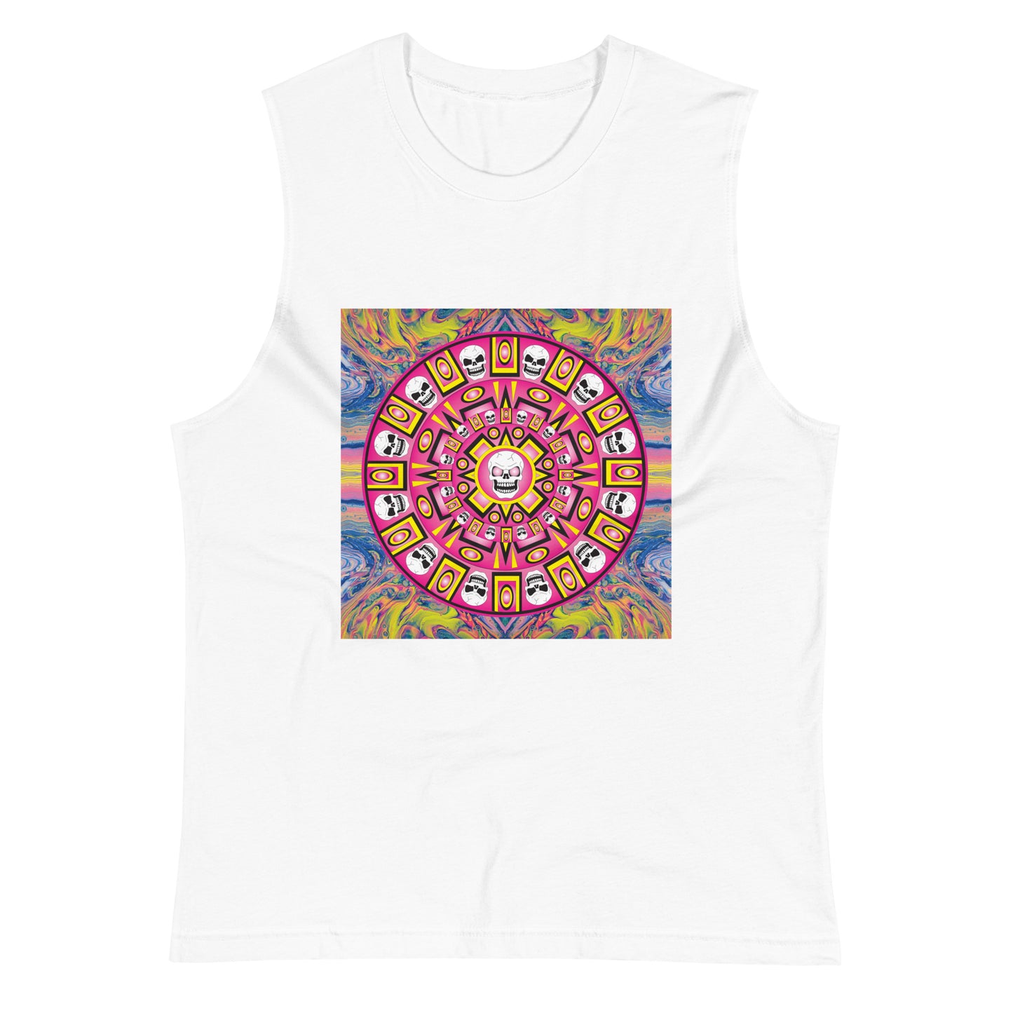 Skull Muscle Shirt | Bella + Canvas 3483 - SWN-MS-003