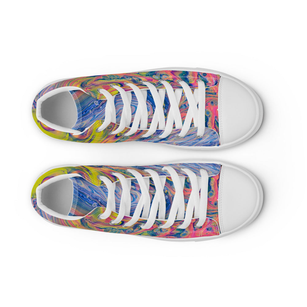 Men’s high top canvas shoes - FA004B