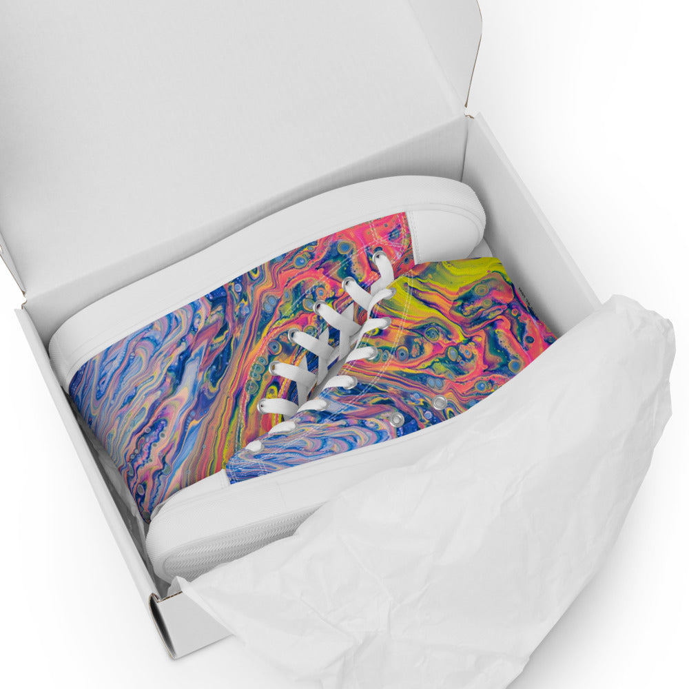 Men’s high top canvas shoes - FA004B