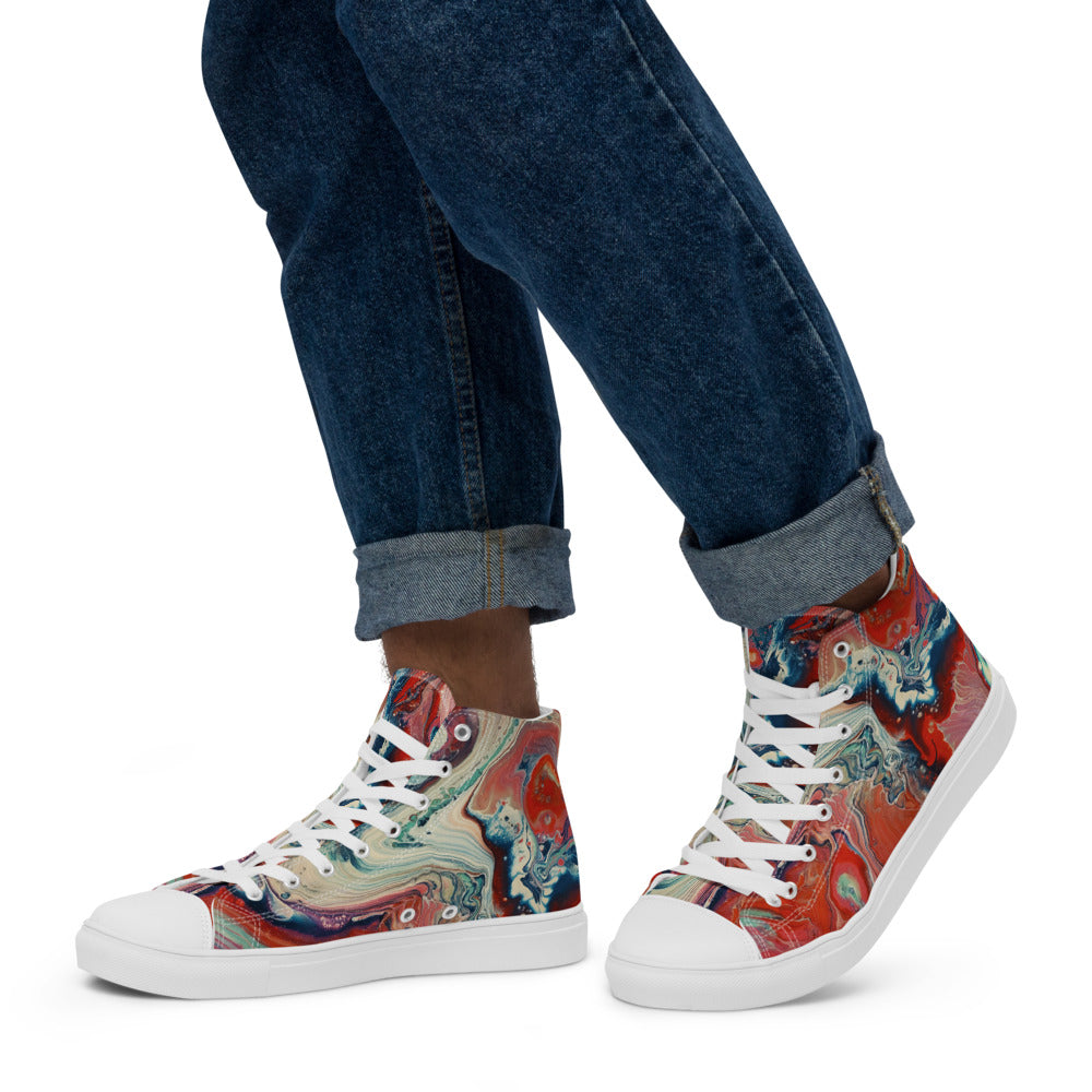 Men’s high top canvas shoes - FA022