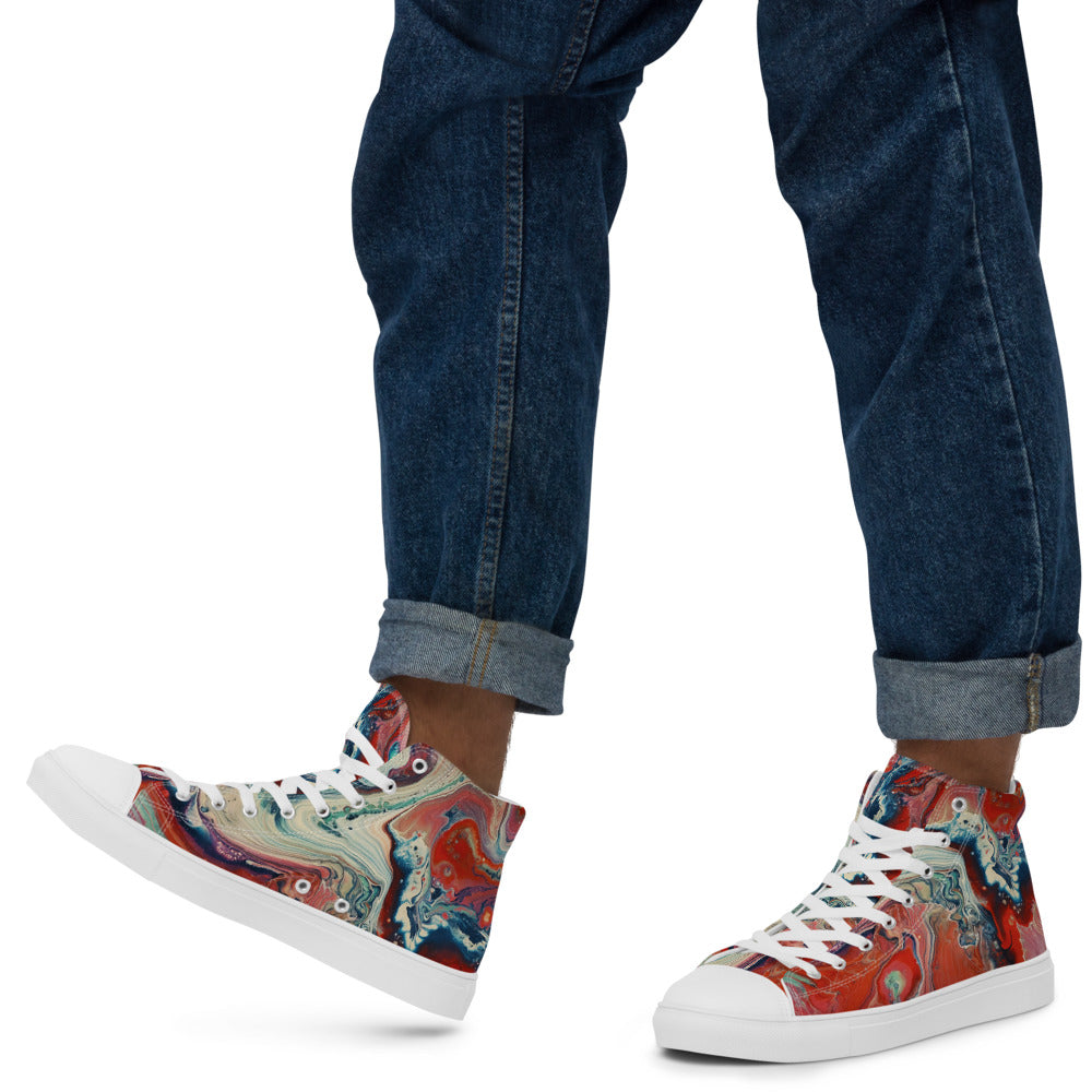 Men’s high top canvas shoes - FA022