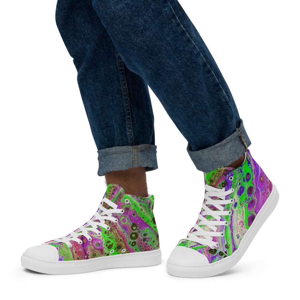 Men’s high top canvas shoes - FA018D