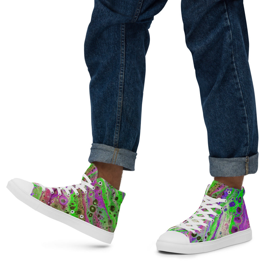 Men’s high top canvas shoes - FA018D