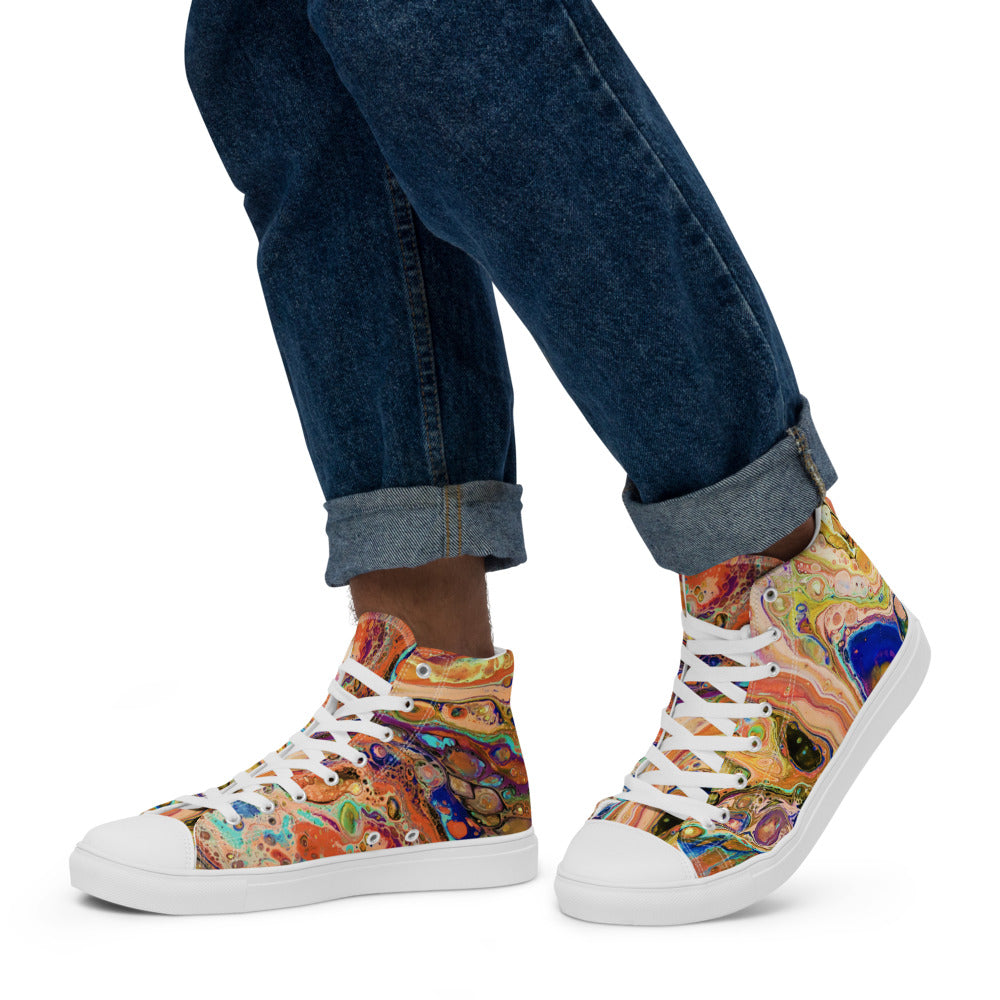 Men’s high top canvas shoes - FA011E