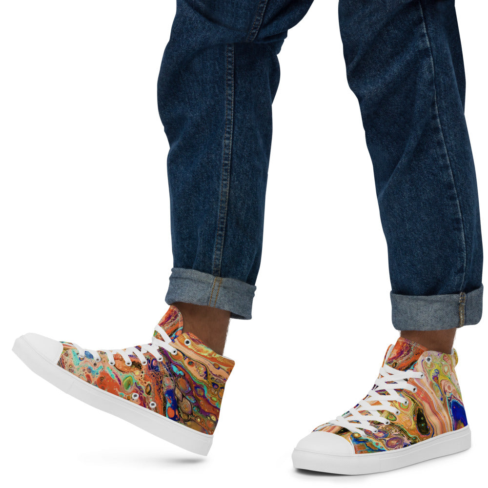 Men’s high top canvas shoes - FA011E
