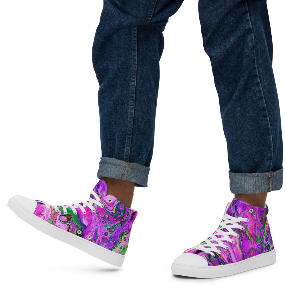 Men’s high top canvas shoes - FA011D