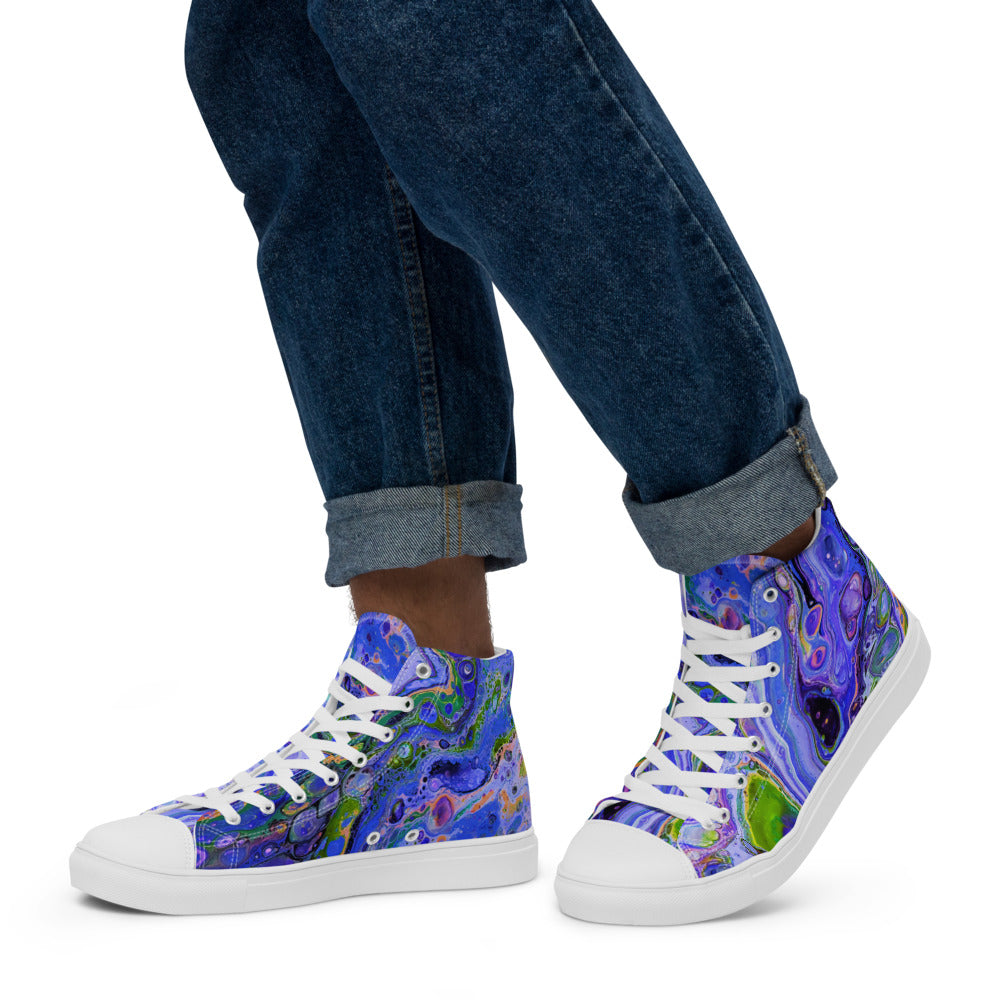 Men’s high top canvas shoes - FA011B