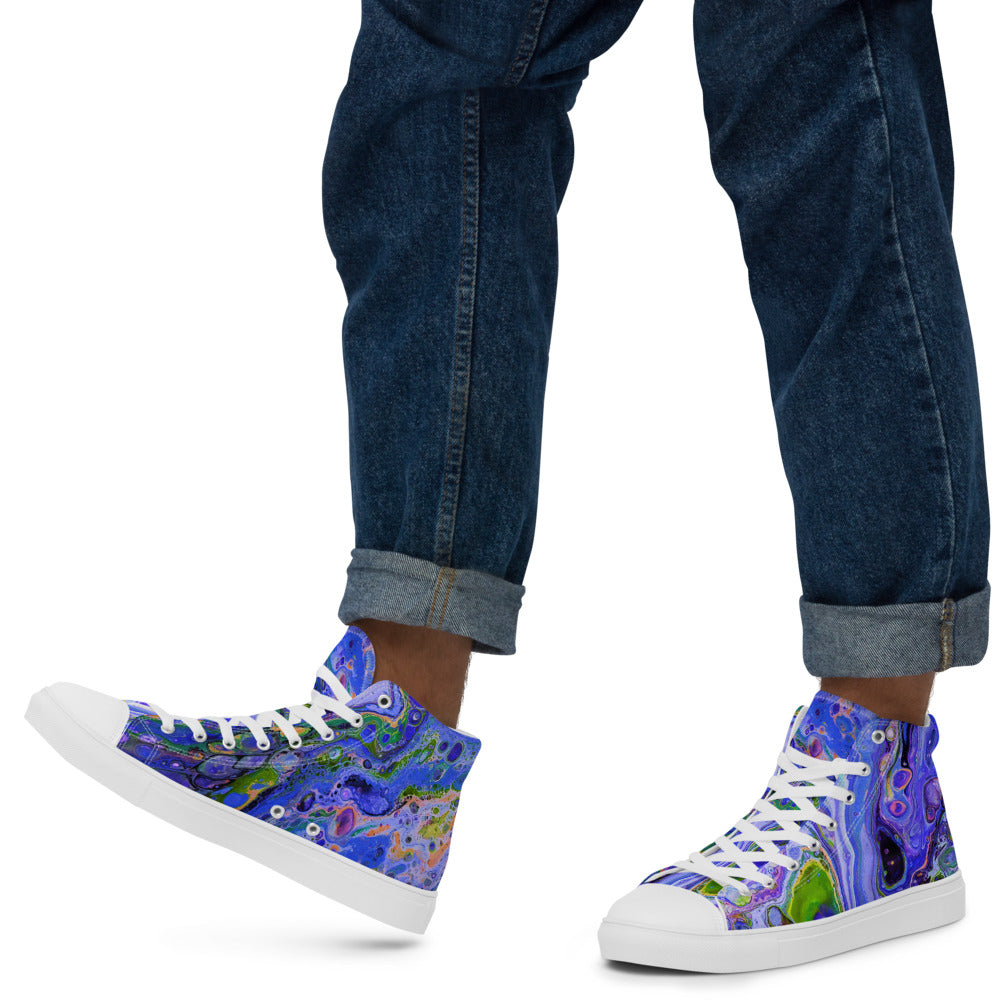 Men’s high top canvas shoes - FA011B