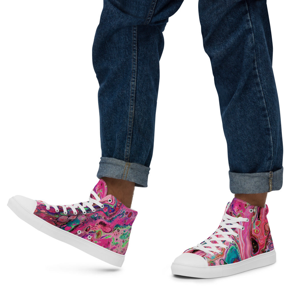 Men’s high top canvas shoes - FA011