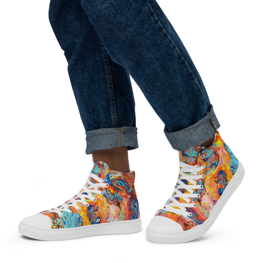 Men’s high top canvas shoes - FA008