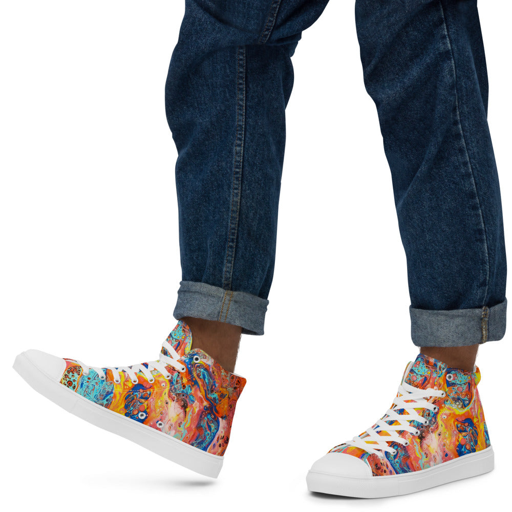 Men’s high top canvas shoes - FA008