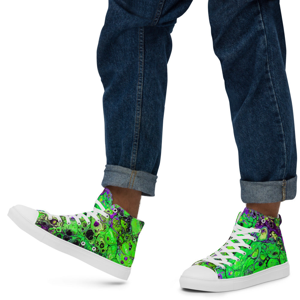 Men’s high top canvas shoes - FA007B