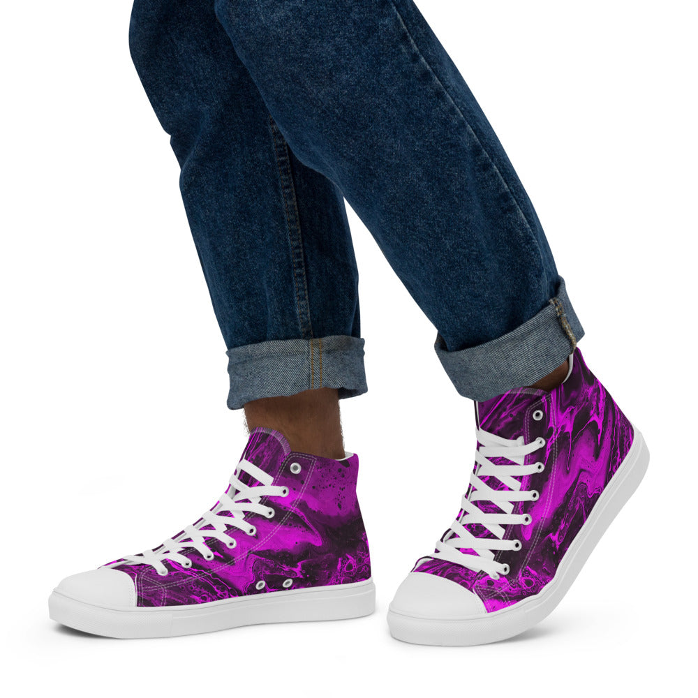 Men’s high top canvas shoes - FA006B