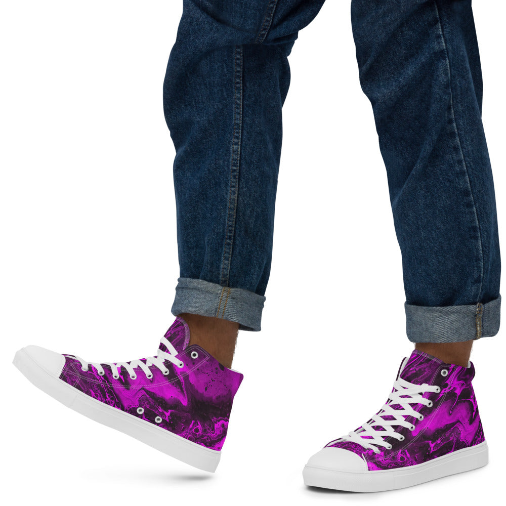 Men’s high top canvas shoes - FA006B