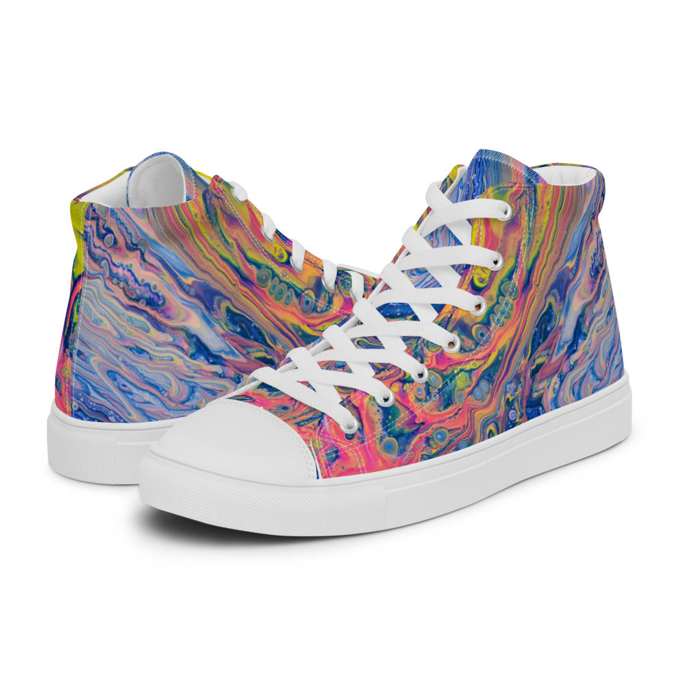 Men’s high top canvas shoes - FA004B