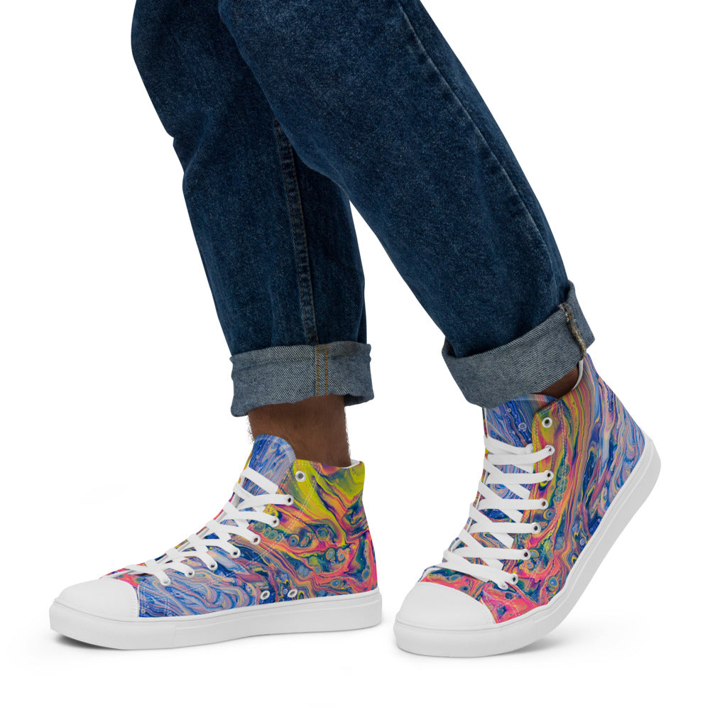Men’s high top canvas shoes - FA004B