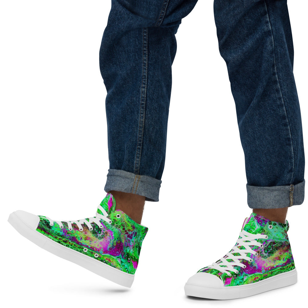 Men’s high top canvas shoes - FA003A