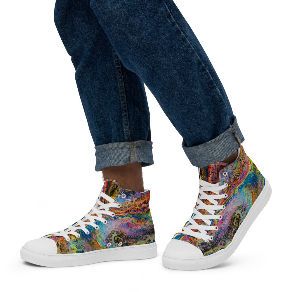 Men’s high top canvas shoes - FA003