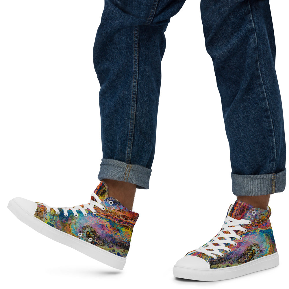 Men’s high top canvas shoes - FA003