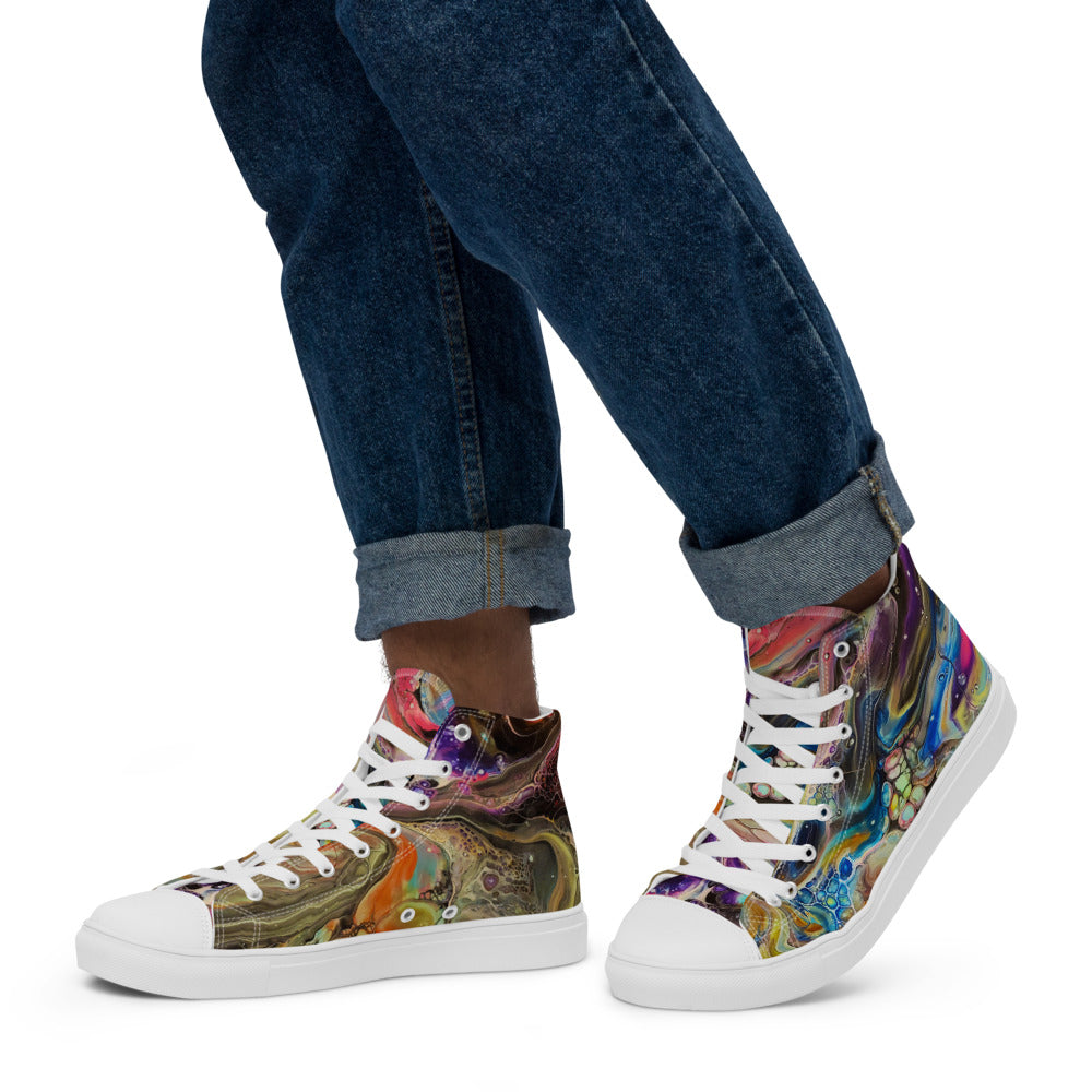 Men’s high top canvas shoes - FA001