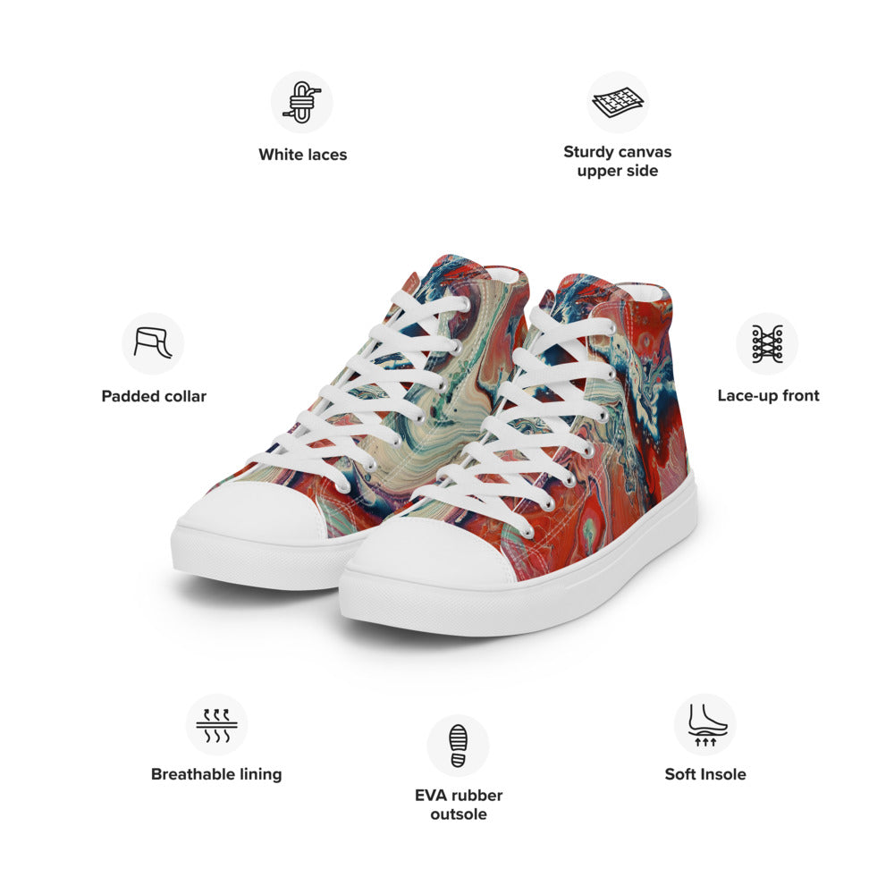 Men’s high top canvas shoes - FA022