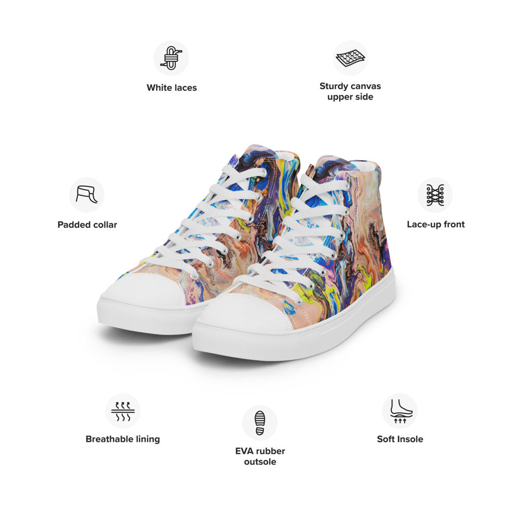 Men’s high top canvas shoes - FA019