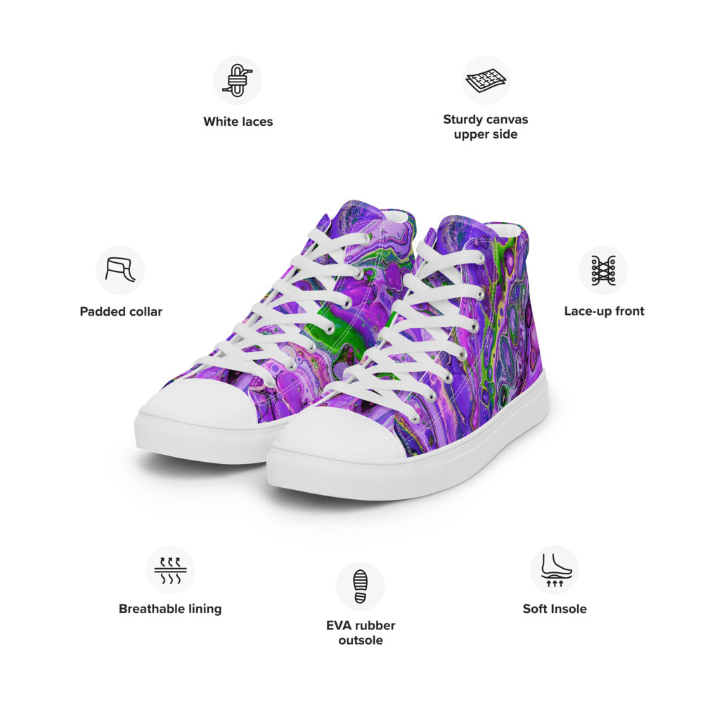 Men’s high top canvas shoes - FA011C