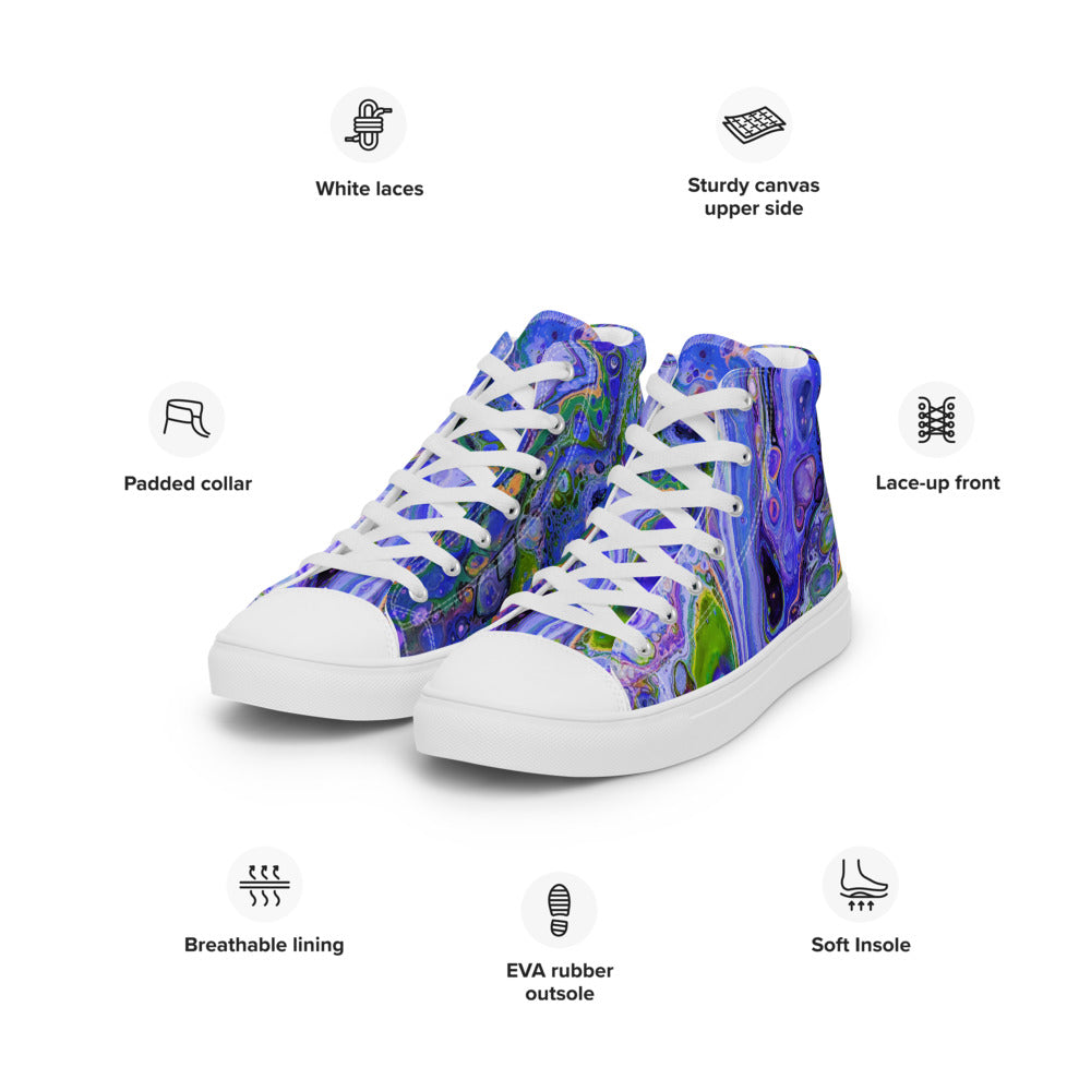 Men’s high top canvas shoes - FA011B